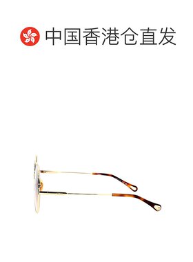 香港直邮CHLOÉ 女士眼镜 CH0184S003 CO 棕色 徽标太阳镜