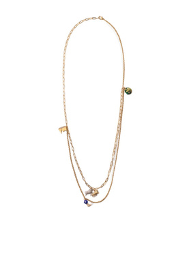BURBERRY 女士项链 81120261 AW2025 金色 吊饰双层项链