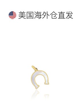 自营 the loveryMother of Pearl Horseshoe Charm 12 mm - mothe