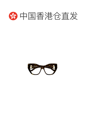 香港直邮BALENCIAGA 女士眼镜 BB0312O002 CO 黑色 几何框平光镜