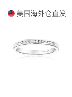 自营vir jewels1/10 cttw Lab Grown Diamond Wedding Band in St