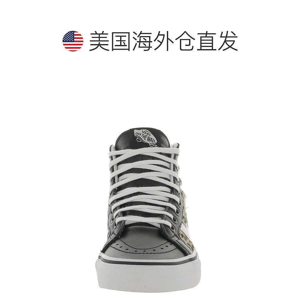 vansSk8-Hi Reissue 女式皮革动物印花高帮运动鞋 - 多色/纯白色 - 图1