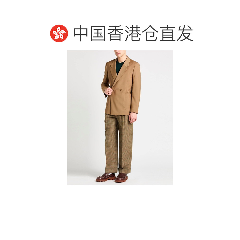 香港直邮Sandro 男士 西装外套 brown棕色 舒适时尚,淘宝优惠券,粉丝福利购,淘宝优惠卷