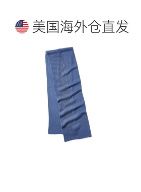 自营rag & bone瑞安羊毛混纺围巾-蓝色 美国奥莱直发