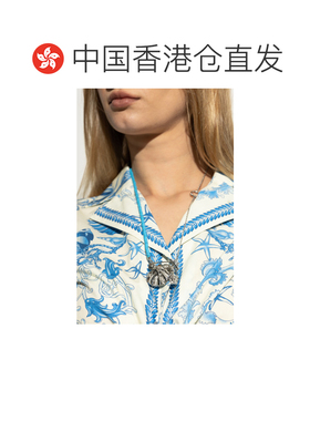 香港直邮VERSACE 男士项链 10205221A032004J670 AW2025 蓝色