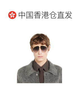 香港直邮GUCCI 女士太阳镜 851180I33308012 AW2025 金色 Gg1654S