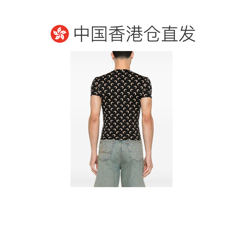 香港直邮MarineSerre女士T恤 【付后1h可退】短袖上衣 - 图1