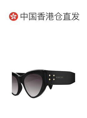 香港直邮GUCCI 女士眼镜 GG1704S001 SS2024 黑色 Gucci Sunglass