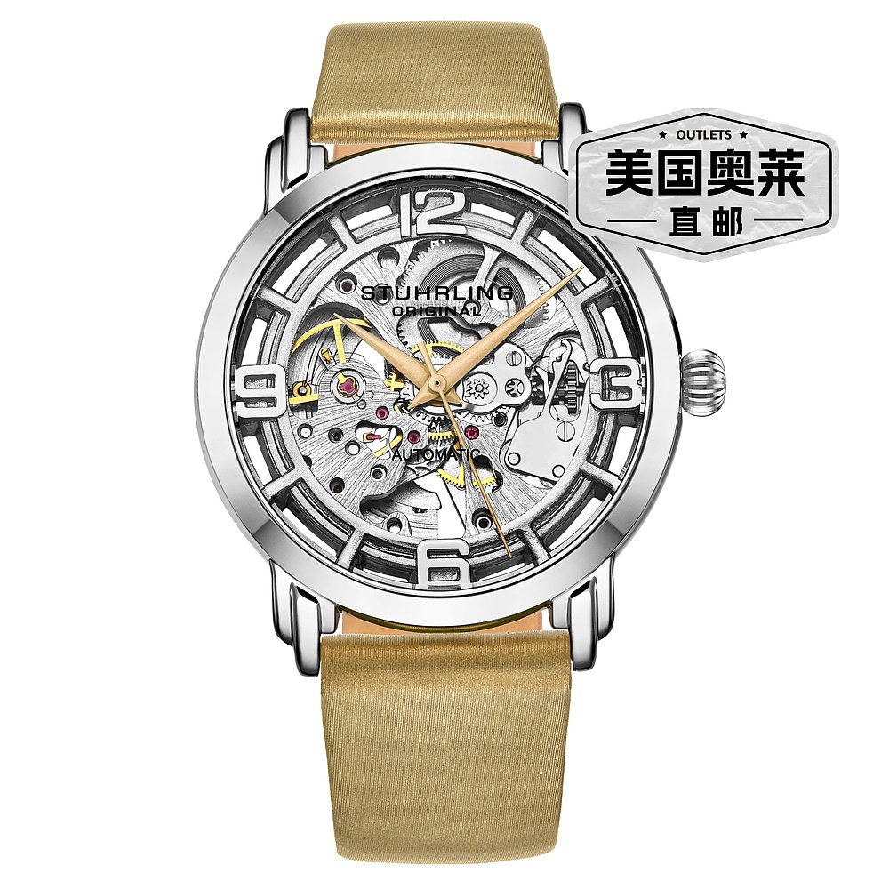 stuhrling originalWinchester 3982 Automatic 40mm Skeleton--图0