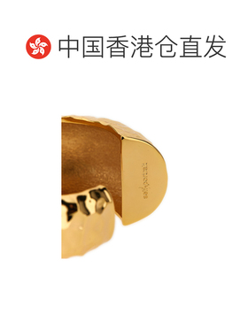 1h可退 香港直邮潮奢 Self-Portrait 女士 'Hammered Cuff' 金色