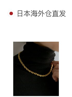 1h可退 日本直邮ear PAPILLONNER 女士防过敏不锈钢绳链项链 EAZ1