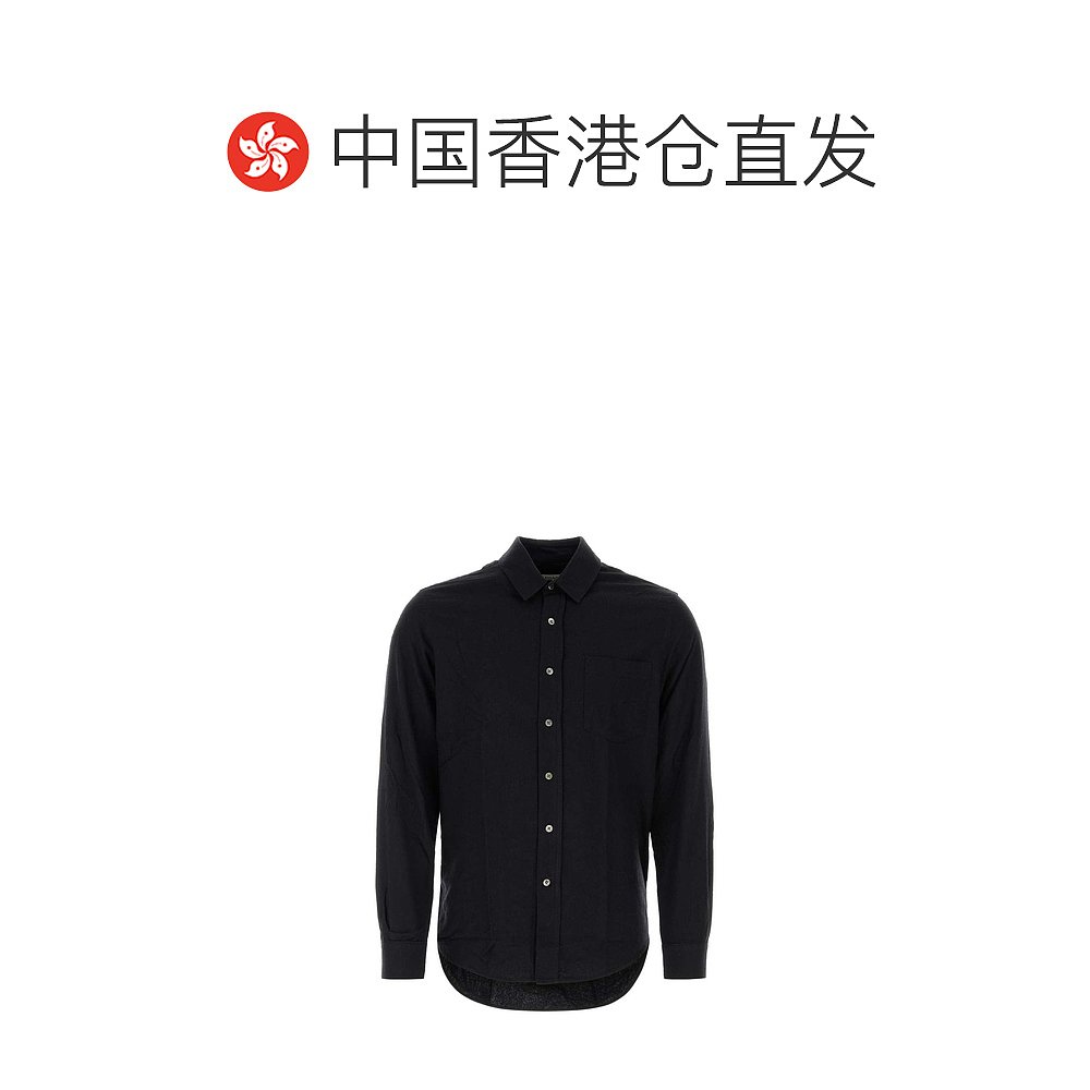 香港直邮潮奢 Our Legacy 男士 长袖纽扣衬衫 COCSBS黑色 - 图1
