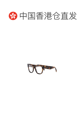 香港直邮CELINE 女士眼镜 CL50066I053 CO 棕色 徽标平光镜