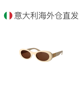 1h可退 欧洲直邮MIU MIU 女士太阳镜 0MU06ZS21D90Q SS2026 米白
