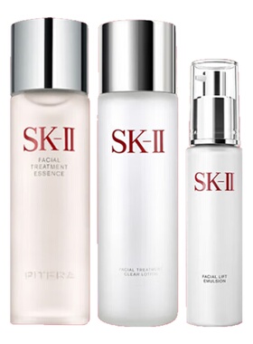 香港直邮SK-II 多方位三件套神仙水 230ml + 清莹露 230ml +正品