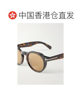 香港直邮Tom Ford 汤姆 福特 男士 Thomas-02 圆框醋纤太阳眼镜 F