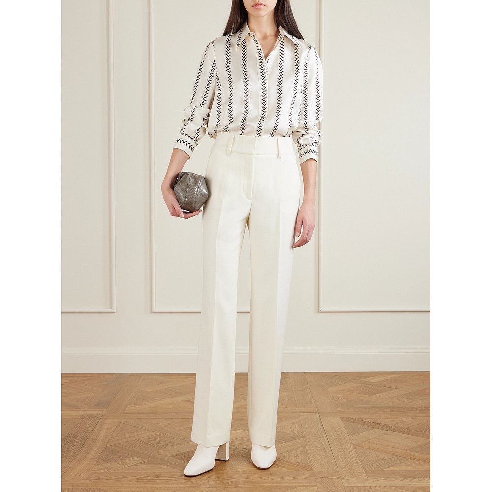 香港直邮Gabriela Hearst 女士 Luke 织纹皮革切尔西靴 3268588SD - 图2