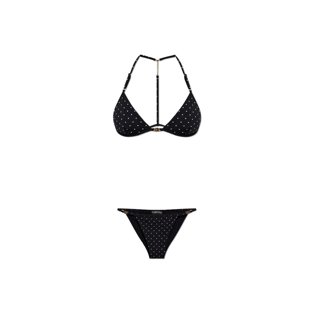 Hong Kong direct mail TOM FORD women's swimwear BIJ032FAP257NWW SS2026 black polka dot three