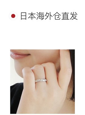 日本直邮（lcr8199）女士铂金 PT900 0.5 克拉及以上钻石戒指 永