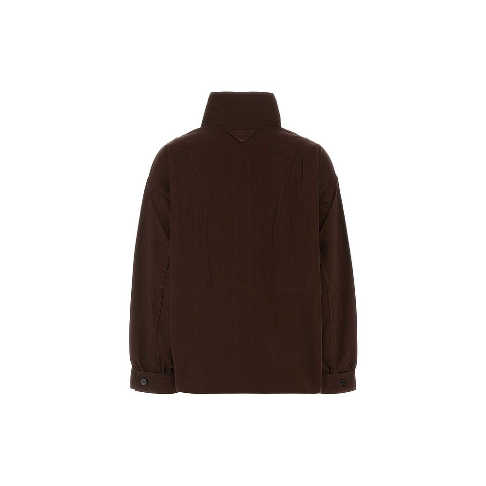 香港直邮PRADA 女士外套 P8011SOOO17LLF0324 AW2025 棕色 - 图0