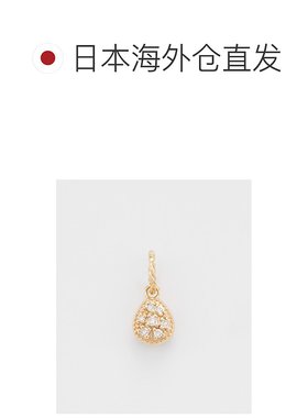 1h可退 日本直邮agete 阿卡朵 agete 女士K10翡翠钻石双面魅力吊