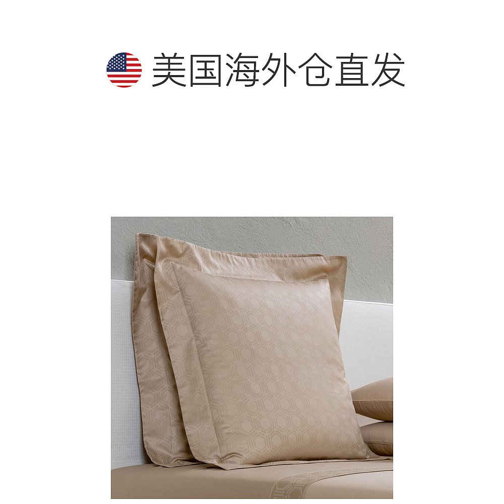 Frette Adorn Euro Sham - 野性米色 【美国奥莱】直发 - 图1