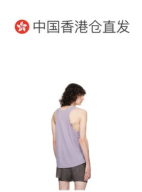 香港直邮潮奢 Satisfy 男士 紫色低圆领背心 5090LG