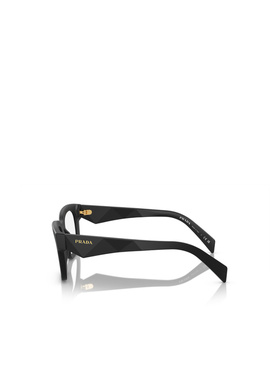PRADA 男士太阳镜 PRA10V12P1O1 AW2024 黑色 几何框平光镜
