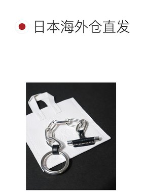 日本直邮CXC 链条 x 皮革手链 配件[CX251DAB0142MNE] [附收纳袋]