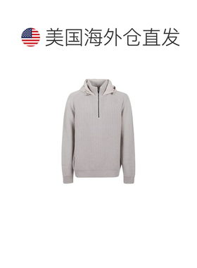 自营Herno Wool Men's Sweatshirt - GRAY 帽衫美国直发奥莱