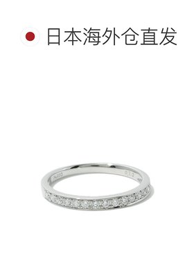 日潮跑腿Vendome 铂金半永恒戒指 白色 #9 2784964配饰