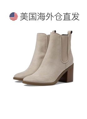 自营Tommy Hilfiger Brae Boots Women's Gray Suede Round Toe A