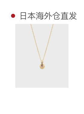 日本直邮NOJESS 女士K10红宝石项链 配饰钻石 简洁设计 适合礼物