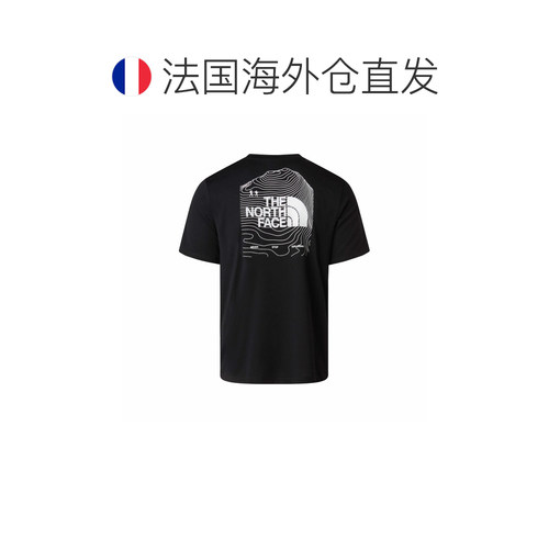 自营欧洲直邮The North Face北面 Bitmap Logo男士黑色聚酯纤维短 - 图1