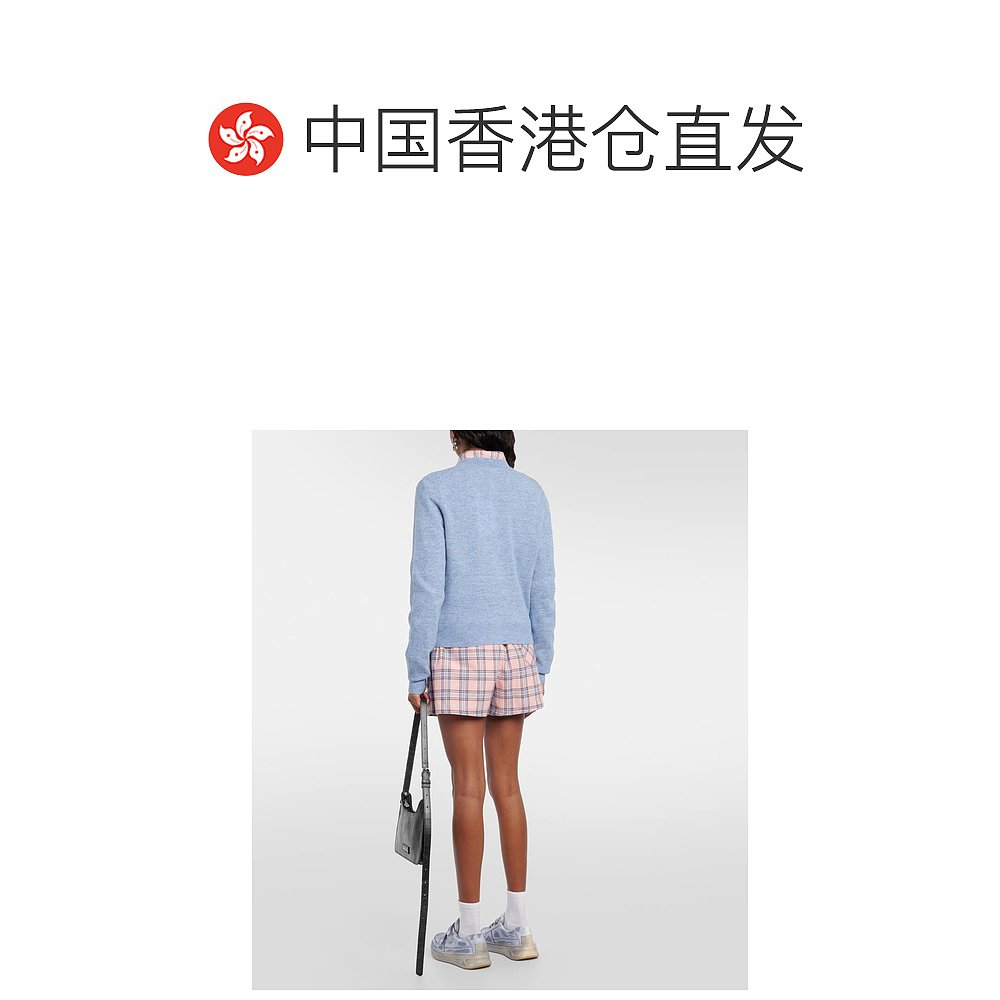 香港直邮潮奢 Acne Studios 艾克妮 女士 羊毛针织开衫 000857 - 图1