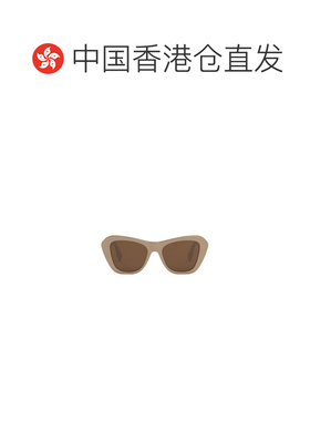 香港直邮FENDI 女士太阳镜 FE40064I57E SS2023 棕色 徽标太阳镜