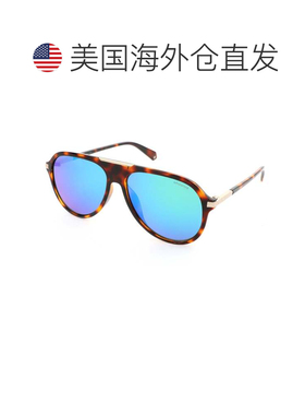 自营Polaroid Men's 58 mm Brown Sunglasses - havana 美国奥莱