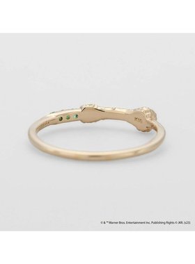 日潮 agete 阿卡朵 ＜2023 哈利波特合作款＞K10 祖母绿戒指