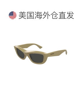 自营bottega venetaBV1326S 003闪亮棕色/灰色-闪亮棕色 美国奥莱