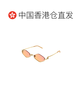 1h可退 香港直邮GUCCI 女士眼镜 GG1604S004 SS2026 花色 几何形