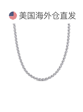 自营Mimi & Max 1ct TGW Cubic Zirconia Tennis Necklace Sterli