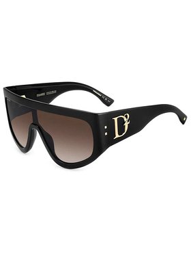 1h可退 DSQUARED2 女士眼镜 D20149S807 SS2025 黑色 DSQUARED2 S