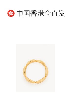 香港直邮CHLOÉ 女士戒指 C24AFR67CB79DC CO 黄色 徽标双环戒指