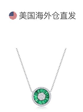 自营 simonaSterling Silver Micro Pave CZ Interlocking Circle