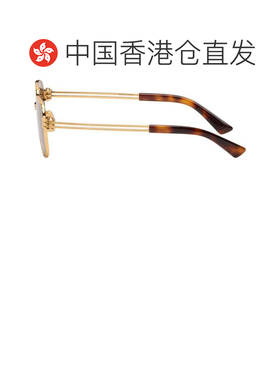 香港直邮Bottega Veneta 葆蝶家 女士 金色太阳镜 BV1380S003003G