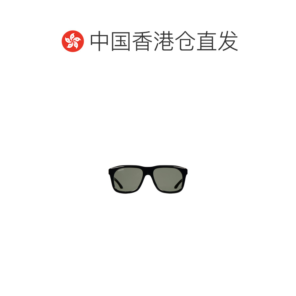 1h可退 香港直邮Gucci 方形镜框太阳镜 859558J0740古驰