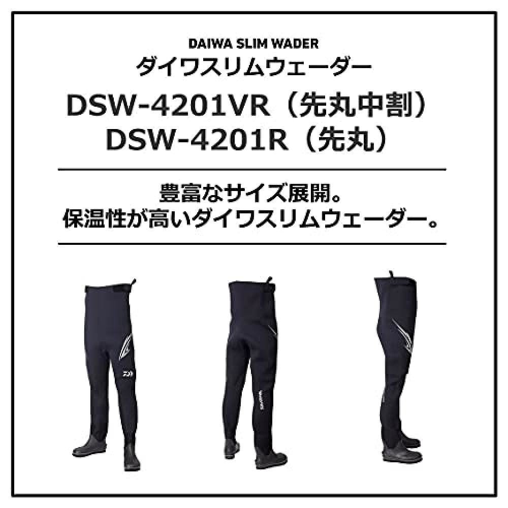 【日本直邮】DAIWA纤细涉水服 DSW-401VR（前圆内分）黑色-图2