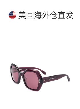 自营 Isabel Marant女士53毫米粉红色太阳镜-梅花色 美国奥莱直发