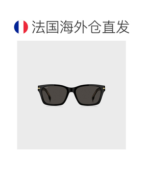 自营欧洲直邮HUGO BOSS雨果BOSS BLACK 带金色铰链黑色醋酸纤维太