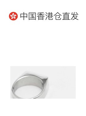 1h可退 香港直邮潮奢 ASOS 男士 signet 设计防水不锈钢黑色晶石(